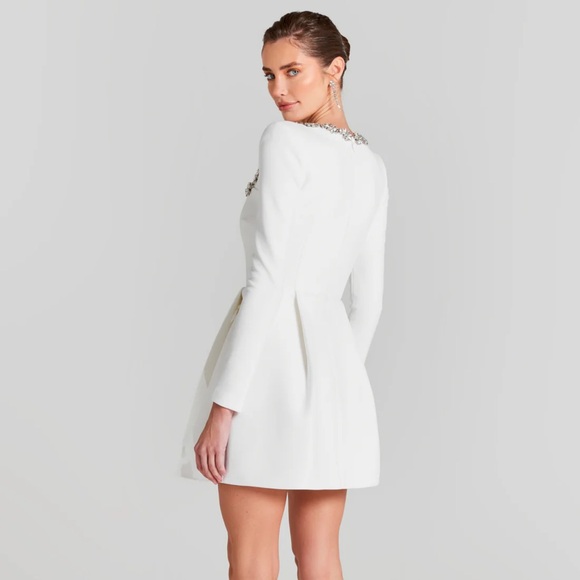 NADINE MERABI KIMBERLY WHITE DRESS - Picture 4 of 5